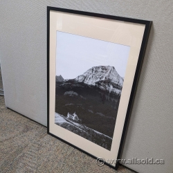 Ikea Ribba Framed Art Print - Mountain and Lodge